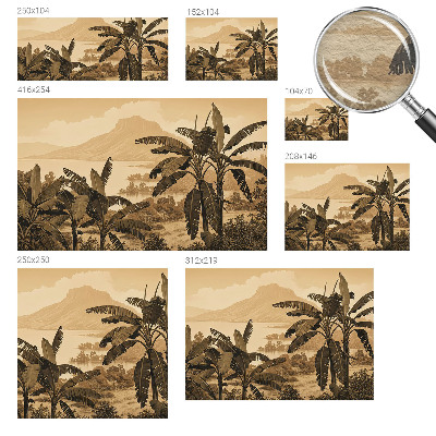 Fototapetas pagal užsakymą Tropikų panorama