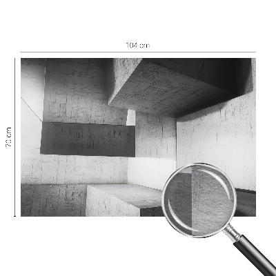 Fototapetas pagal matmenis su geometriniu skulptoriaus motyvu