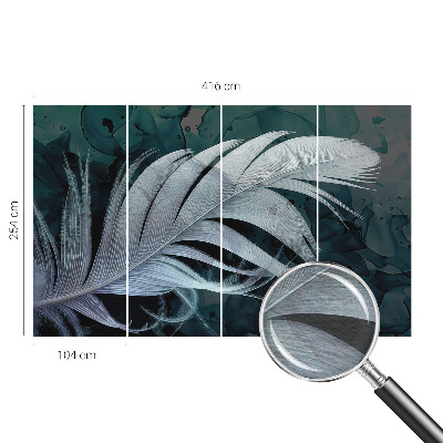 Modernus fototapetas Æterisk fjer