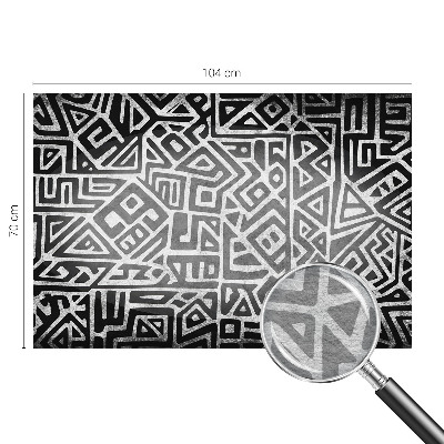 Fototapetas ant sienos su geometriniu labirinto motyvu