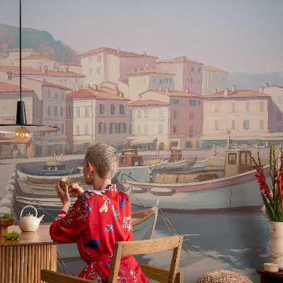 Fototapetas pagal matmenis su motyvu „Havn ved havet“