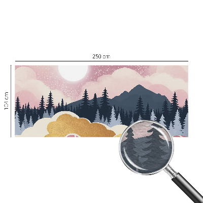 Fototapetas miegamajam Lyserød solnedgang