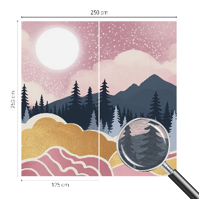 Fototapetas miegamajam Lyserød solnedgang