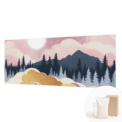 Fototapetas miegamajam Lyserød solnedgang