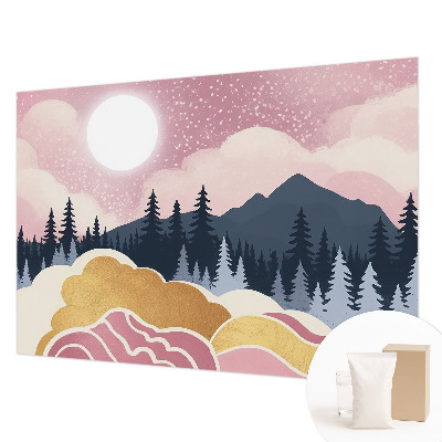 Fototapetas miegamajam Lyserød solnedgang