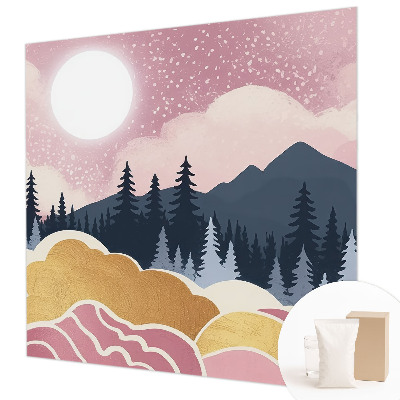 Fototapetas miegamajam Lyserød solnedgang