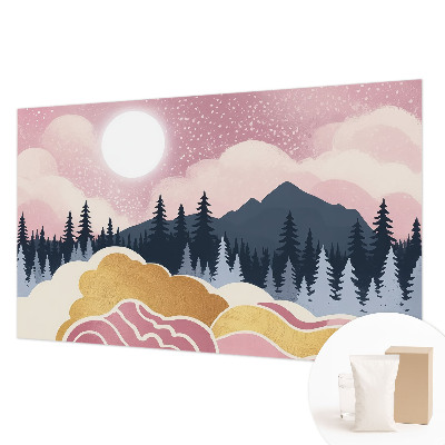 Fototapetas miegamajam Lyserød solnedgang