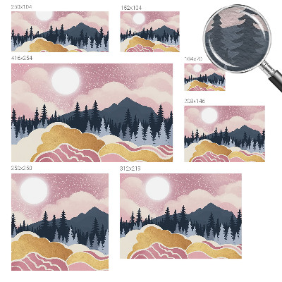 Fototapetas miegamajam Lyserød solnedgang