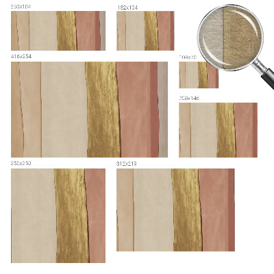 Dekoratyvinis fototapetas Bølgede striber