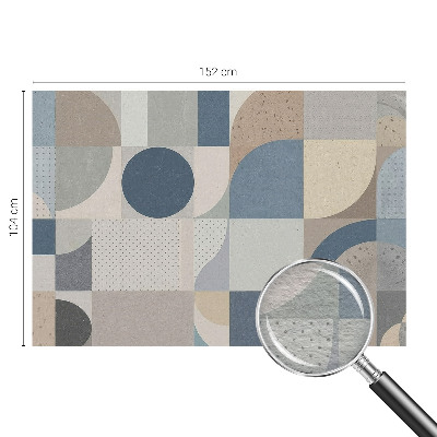 Fototapetas svetainei su geometrine mozaika