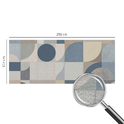 Fototapetas svetainei su geometrine mozaika