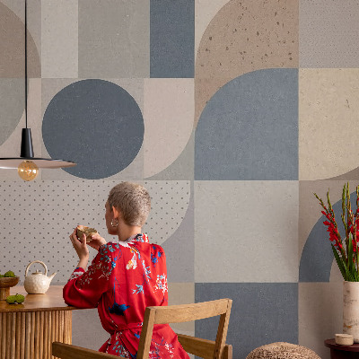 Fototapetas svetainei su geometrine mozaika