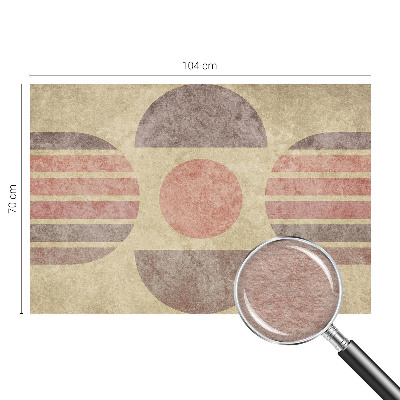 Sienų danga fototapetas su geometriniu raštu