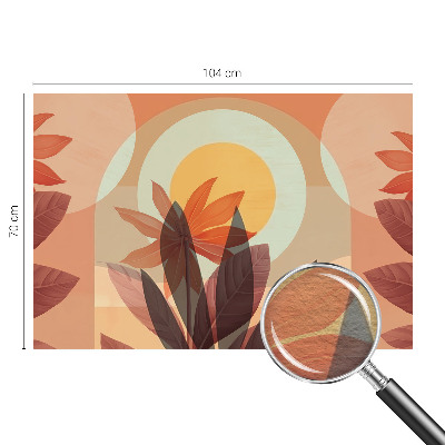 Aukštos kokybės fototapetas Žiedų abstrakcija