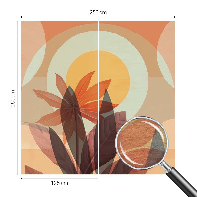 Aukštos kokybės fototapetas Žiedų abstrakcija