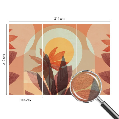 Aukštos kokybės fototapetas Žiedų abstrakcija