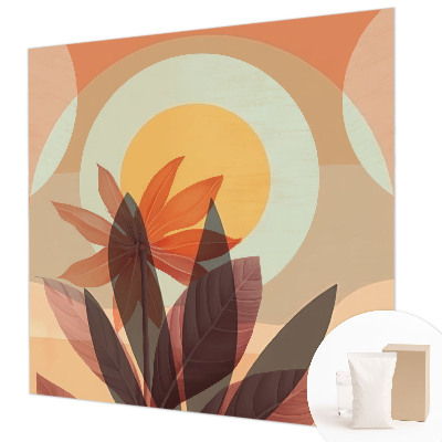 Aukštos kokybės fototapetas Žiedų abstrakcija