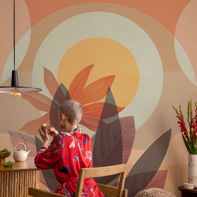 Aukštos kokybės fototapetas Žiedų abstrakcija