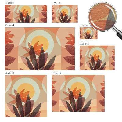 Aukštos kokybės fototapetas Žiedų abstrakcija