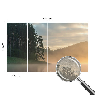 Dekoratyvinis fototapetas Tåget morgen