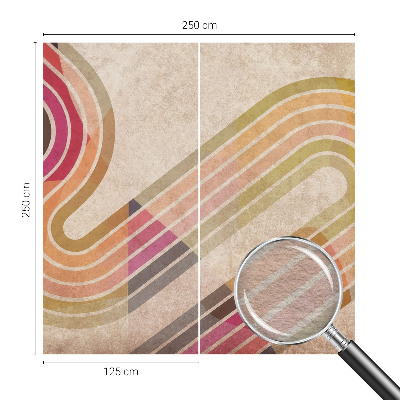 Flizelininis fototapetas su geometrinių linijų raštu