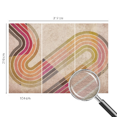 Flizelininis fototapetas Geometrinės linijos