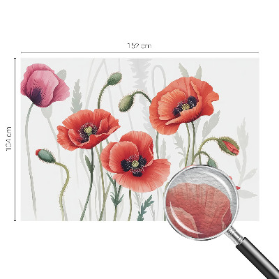 Fototapetas ant sienos Røde valmuer