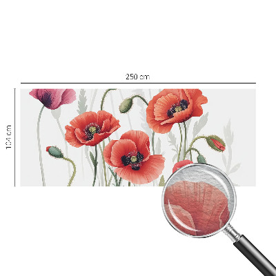 Fototapetas ant sienos Røde valmuer