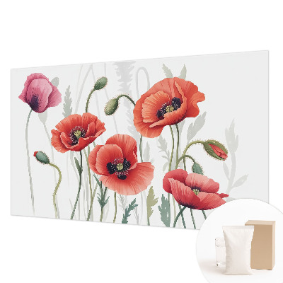 Fototapetas ant sienos Røde valmuer