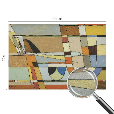 Fototapetas flizelino pagrindu su geometrinių harmonikų raštu