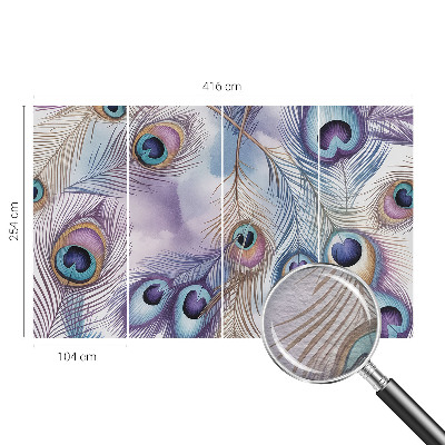 Fototapetas svetainei Påfuglefjer