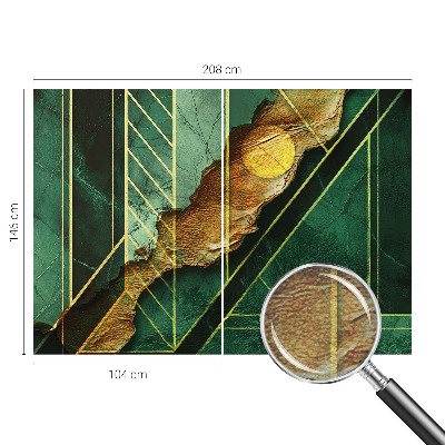Modernus fototapetas su geometriniu raštu, išplėstas dizainas