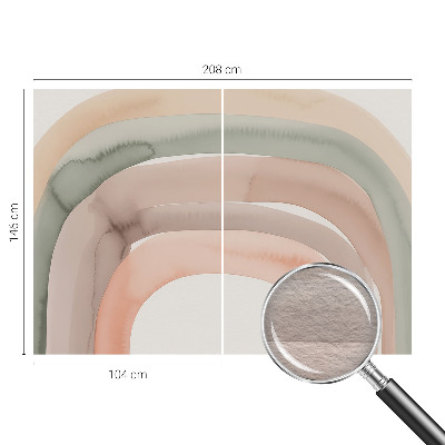 Plaunamas flizelininis fototapetas Regnbuebuer