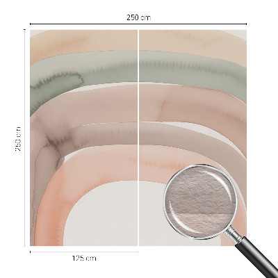 Plaunamas flizelininis fototapetas Regnbuebuer