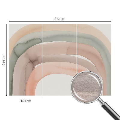 Plaunamas flizelininis fototapetas Regnbuebuer