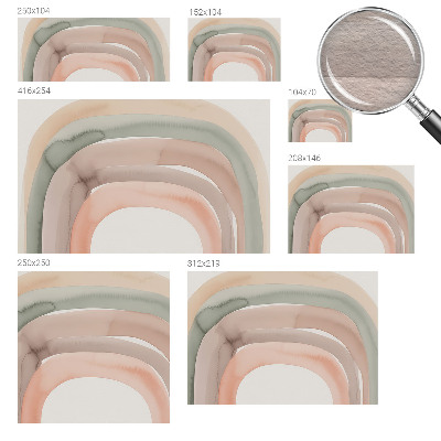 Plaunamas flizelininis fototapetas Regnbuebuer