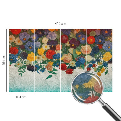 Modernus fototapetas Spalvingas žiedas