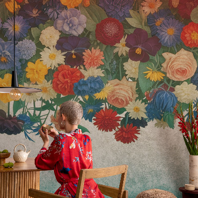 Modernus fototapetas Spalvingas žiedas