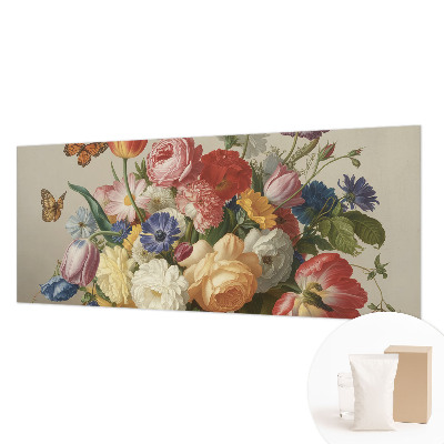 Dekoratyvinis fototapetas Bloomster og sommerfugle