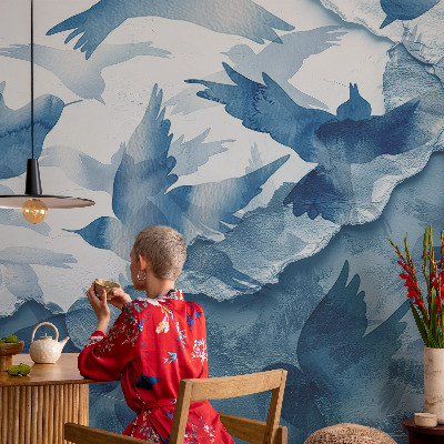 Sienų danga fototapetas Dinaminis fugelis