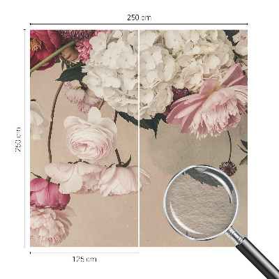 Stilingas fototapetas su romantišku žiedo motyvu