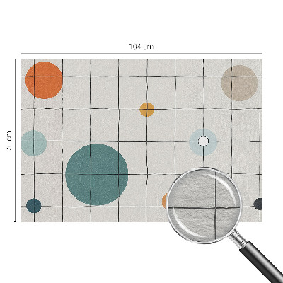 Plaunamas flizelininis fototapetas Farvedės ratas