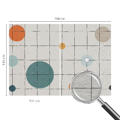 Plaunamas flizelininis fototapetas Farvedės ratas