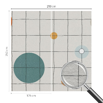 Plaunamas flizelininis fototapetas Farvedės ratas