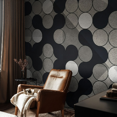 Fototapetas ant sienos Geometriniai apskritimai