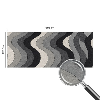 Fototapetas pagal užsakymą Grå bølger