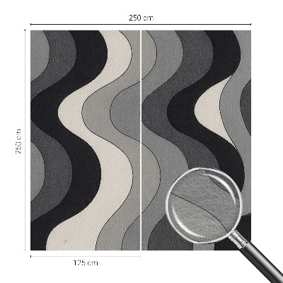 Fototapetas pagal užsakymą Grå bølger