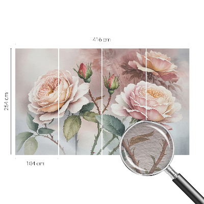 Fototapetas svetainei Pastellroser