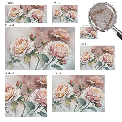 Fototapetas svetainei Pastellroser