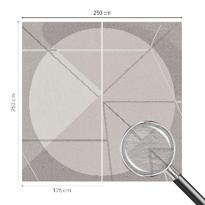 Fototapetas pagal matmenis su abstrakčiu geometriniu motyvu